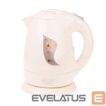 Tējkanna Adler  Kettle AD 08 b Standard, Plastic, Beige, 850 W, 360° rotational base, 1 L 