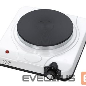 Mini cepeškrāsnis Adler  Free standing table hob AD 6503 Number of burners/cooking zones 1, White, Electric stove, Electric 