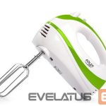 Mikseri un blenderi Adler  Mixer AD 4205 g Hand Mixer, 300 W, Number of speeds 5, Turbo mode, White/Green 