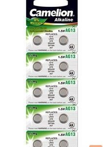 Cita datorprece Camelion  AG13/LR44/357, Alkaline Buutoncell, 10 pc(s) 