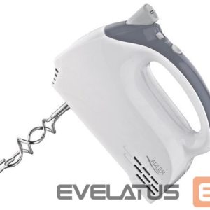 Mikseri un blenderi Adler  Mixer AD 4201 g Hand Mixer, 300 W, Number of speeds 5, Turbo mode, White 