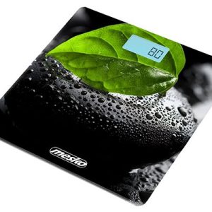 Ķermeņa svari Mesko  Bathroom scales MS 8149 Maximum weight (capacity) 150 kg, Accuracy 100 g, Black/ green 