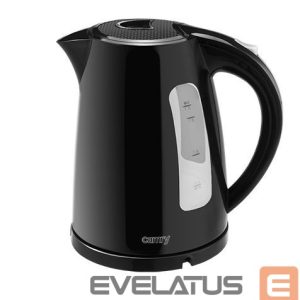 Tējkanna Camry  Kettle CR 1255  Standard, Plastic, Black, 2200 W, 360° rotational base, 1.7 L 