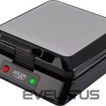 Tosters Adler  Waffle maker AD 3036 1500 W, Number of pastry 4, Belgium, Black 