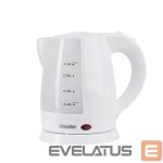 Tējkanna Mesko  Kettle MS 1276 Standard, Plastic, White, 1600 W, 360° rotational base, 1 L 