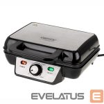Tosters Camry  Waffle Maker CR 3046 1600 W, Number of pastry 2, Belgium, Black/Stainless Steel 