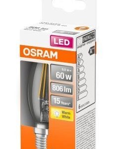 Serveru  - Citi piederumi Osram  Parathom Retrofit Classic B 60 E14, 6 W, Warm White, 60 W, 6kWh/1000h, 806 lm 