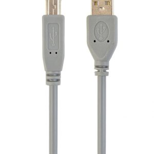 Kabelis Cablexpert  CCP-USB2-AMBM-6G USB 2.0 A-plug B-plug 6ft cable, grey color 