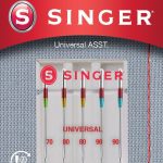 Aksesuāri un filtri Singer  Universal Needle ASST 5PK for Woven Fabrics 