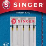 Aksesuāri un filtri Singer  Microtex Needle 80/12 5PK 