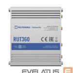Rūteris Teltonika  Industrial Cellular Router RUT360 LTE CAT6 	1 x LAN ports, 10/100 Mbps, compliance with IEEE 802.3, IEEE 802.3u standards, supports auto MDI/MDIX crossover Mbit/s, Ethernet LAN (RJ-45) ports 2 x RJ45 ports, 10/100 Mbps, Mesh Support No, MU-MiMO Yes, 3G/4G data sharing, Antenna type 2 x SMA for LTE, 2 x RP-SMA for WiFi 