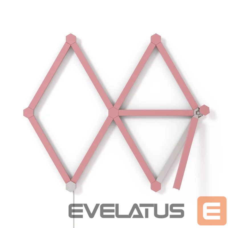 Serveru - Citi piederumi Nanoleaf Lines Skin Pink Matte 9pcs