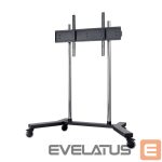 TV kronšteini EDBAK  Flat Screen Trolley for One TR18, 60-98 ", Trolleys & Stands, Maximum weight (capacity) 80 kg, Black 