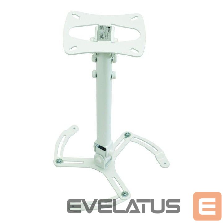 TV kronšteini EDBAK Universal Projector Ceiling Mount (3 fixing points) Ceiling mount, PM1w-B, Maximum weight (capacity) 15 kg, White