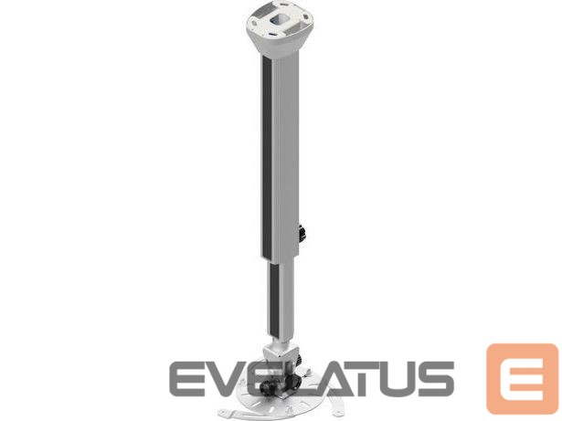TV kronšteini EDBAK Universal Projector Ceiling Mount PMV100W, Maximum weight (capacity) 15 kg, White