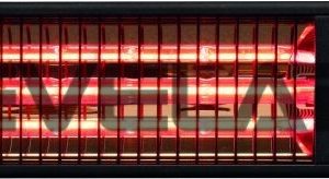 Radiators SUNRED  Heater RDS-15W-B, Fortuna Wall  Infrared, 1500 W, Black, IP55 