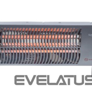 Radiators SUNRED  Heater LUG-2000W, Lugo Quartz Wall  Infrared, 2000 W, Grey, IP24 