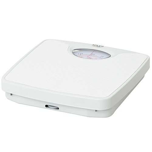 Ķermeņa svari Adler Mechanical bathroom scale AD 8151w Maximum weight (capacity) 130 kg, Accuracy 1000 g, White
