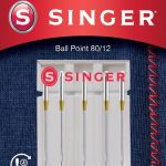 Aksesuāri un filtri Singer  Ball Point Needle 80/12 5PK for Knit Fabrics 