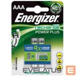 Cita datorprece Energizer  AAA/HR03, 700 mAh, Rechargeable Accu Power Plus Ni-MH, 2 pc(s) 