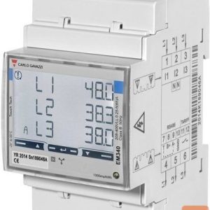 Piederums elektriskajiem transportlīdzekļiem Carlo Gavazzi  Smart Power Meter, 3 phase, up to 65A  EM340 MID certificate 