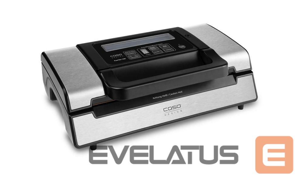 Cita mazā sadzīves tehnika Caso Professional Vacuum sealer FastVAC 500 Power 130 W, Temperature control, Stainless steel