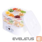 Cita mazā sadzīves tehnika Adler  Food Dehydrator AD 6658 Power 230 W, Number of trays 5, Temperature control, Integrated timer, White 
