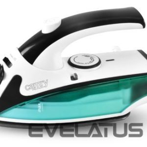 Glūdeklis Camry  CR 5024  White/green/black, 840 W, Steam Travel iron, Vertical steam function, Water tank capacity 40 ml 
