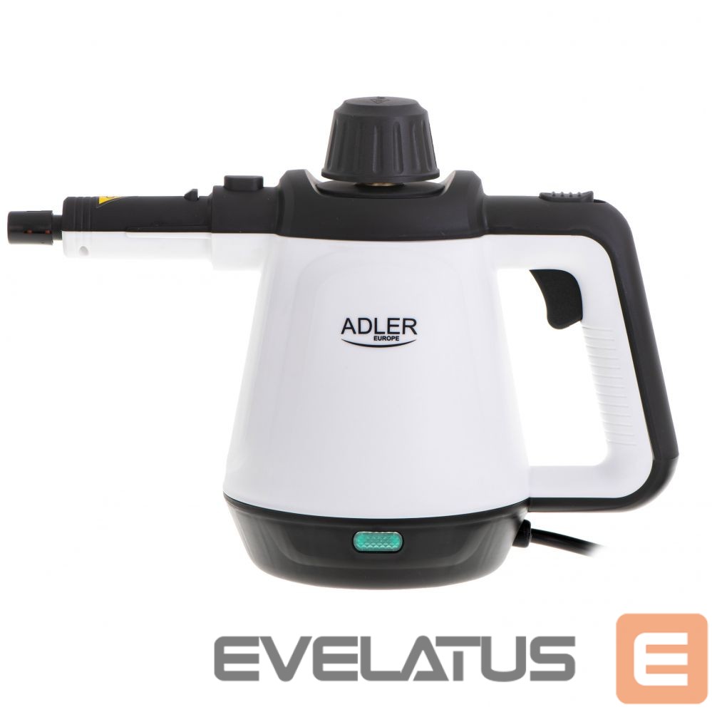 Cita mazā sadzīves tehnika Adler Steam cleaner AD 7038 Power 1200 W, Steam pressure 3.5 bar, Water tank capacity 0.45 L, White/Black