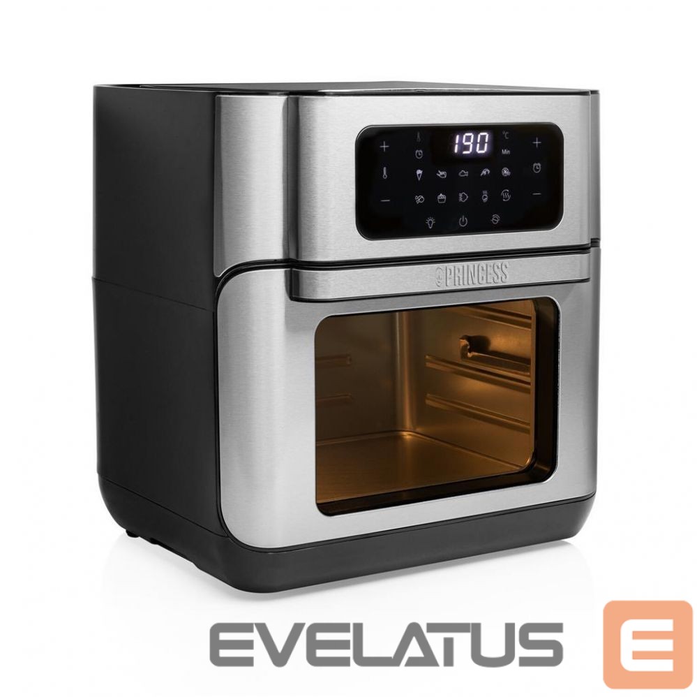 Galda grils Princess Aerofryer Oven 182065 Power 1500 W, Capacity 10 L, Black/Stainless Steel