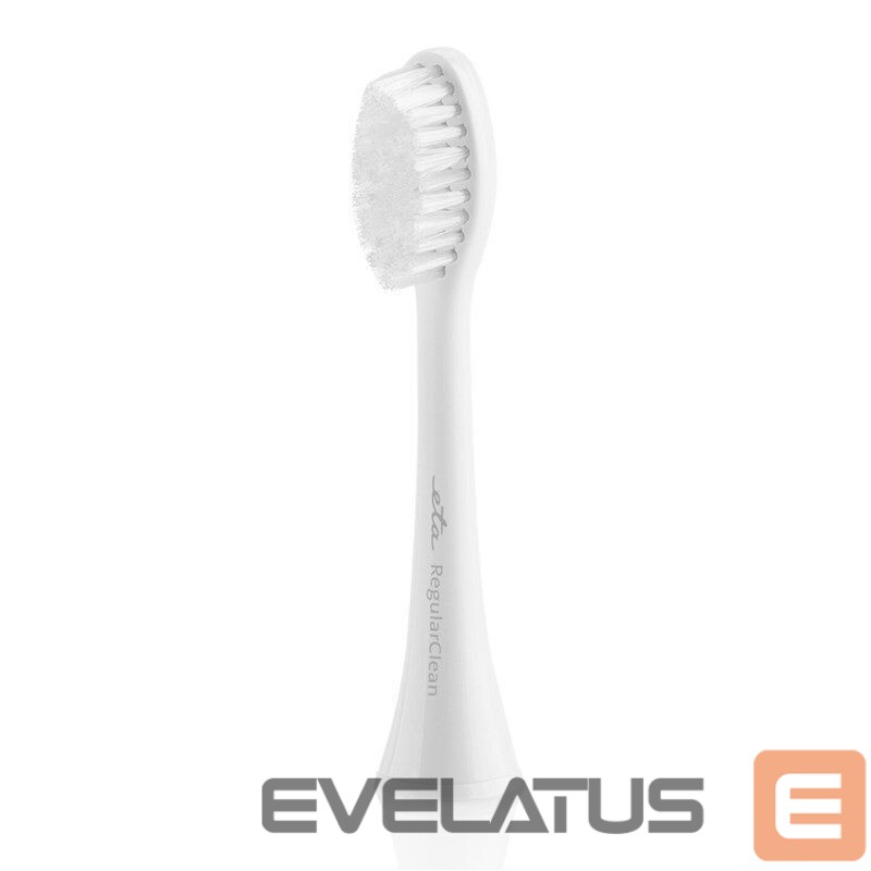 Zobu birste ETA Toothbrush replacement RegularClean 070790200 Heads, For adults, Number of brush heads included 2, White