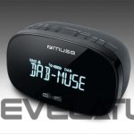 Interaktīvs risinājums Muse  DAB+/FM Dual Alarm Clock Radio M-150 CDB Alarm function, AUX in, Black 