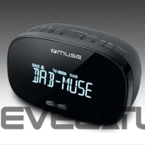 Interaktīvs risinājums Muse  DAB+/FM Dual Alarm Clock Radio M-150 CDB Alarm function, AUX in, Black 