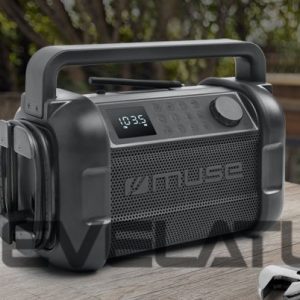 Skaļruņi Muse  M-928 FB Jobsite Radio speaker, Black 