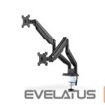 TV kronšteini Digitus  Universal Dual Monitor Mount with Gas Spring and Clamp Mount 