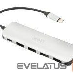 Cita datorprece Digitus  USB Type-C 4 port hub (USB 3.0) + PD 