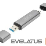 Cita datorprece Digitus  Dual Card Reader Hub USB-C / USB 3.0, OTG 
