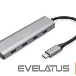 Cita datorprece Digitus  USB-C 4-Port Hub 