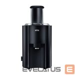 Cita mazā sadzīves tehnika Braun  J 300 BK Type Automatic juicer Black 800 W Extra large fruit input Number of speeds 2 
