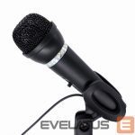 Vadu austiņas Gembird  | Condenser Microphone with Desk-stand | MIC-D-04 | 3.5 mm jack | Black 