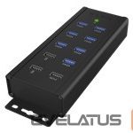 Kabelis Icy box  ICYBOX IB-HUB1703-QC3 IcyBox 7x Port USB 