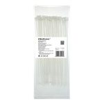 Dažādi instrumenti Qoltec  52195 Zippers 2.5 200 100pcs nylon UV White 