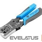 Serveru  - Citi piederumi Lanberg  NT-0203 Professional crimping tool with tester 2in1 for RJ45 and RJ11 plugs 