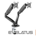 Monitoru piederums Icy box  ICYBOX IB-MS304-T IcyBox Monitor stand with table support for two monitors up to 27 (68 cm) 