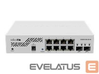 Datoru piederumi Mikrotik  MIKROTIK CSS610-8G-2S+IN Managed Switch 