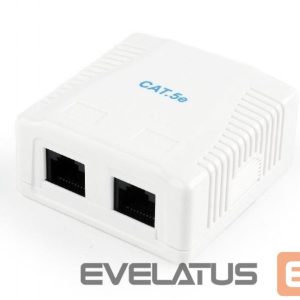Nevadāms centrmezgls Gembird  CABLE ACC MOUNT BOX 2XCAT5E/NCAC-2U5E-01 
