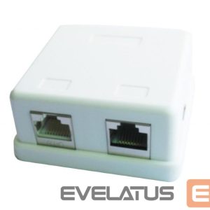 Nevadāms centrmezgls Gembird  CABLE ACC MOUNT BOX 2XCAT5E/NCAC-HS-SMB2 