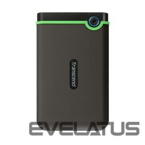 Cietais disks HDD Transcend  External HDD||StoreJet|TS2TSJ25M3C|2TB|USB 3.1|Colour Green|TS2TSJ25M3C 