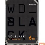 Cietais disks HDD Western Digital  HDD||Black|6TB|SATA|128 MB|7200 rpm|3,5"|WD6004FZWX 