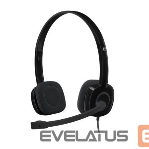 Vadu austiņas Logitech  HEADSET STEREO H151/BLACK 981-000589 